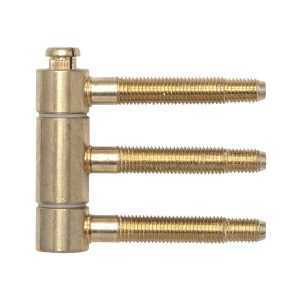 SFS Intec Steckband 18 mm für gefälzte Holztüren 3-teilig, Stahl vermessingt