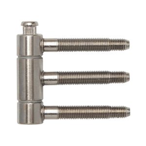 SFS Intec Steckband 18 mm für gefälzte Holztüren 3-teilig, Edelstahl – rostfrei