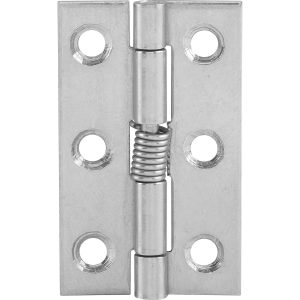 Strenger Federscharnier Edelstahl Scharnier mit Spannfeder, 50x30x1,2 mm