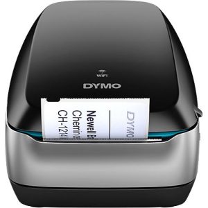 Dymo LabelWriter Wireless, integriertes WLAN, vorinstallierte Etikettenvorlagen, schwarz