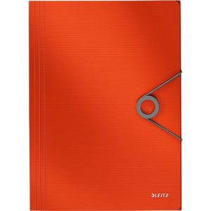 Eckspannermappe Leitz Solid, Format DIN A4, für bis zu 150 Blatt, hellrot
