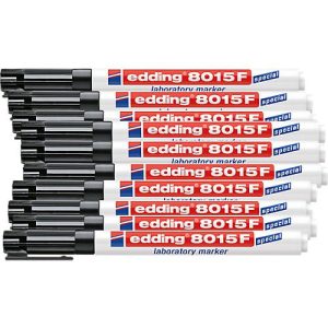 edding 8015F laboratory Marker, 0,75 mm, 10 Stück, schwarz