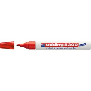 edding 8300 industry permanent marker, rot, 1 Stück