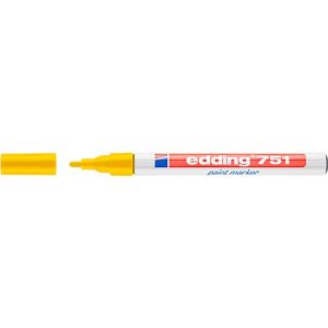 EDDING Lackmarker 751, 1-2 mm, gelb, 10 Stück
