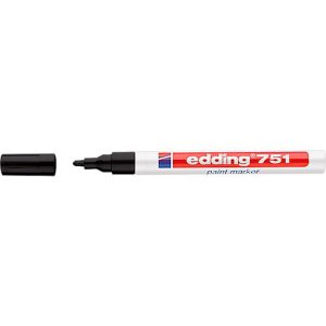 EDDING Lackmarker 751, 1-2 mm, schwarz, 1 Stück