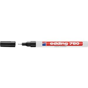 EDDING Lackmarker 780, 0,8 mm, schwarz, 1 Stück EDDING Lackmarker 780, 0,8 mm, schwarz, 1 Stück