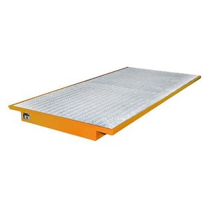 Einhängewannen für Palettenegal Typ EHW 2700, orange RAL2000