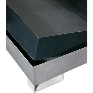 Einlegewanne für IBC-Station ASECOS, Polyethylen, B 2565 x T 1280 x H 345 mm