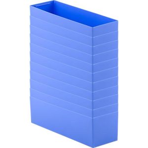 Einsatzkasten EK 6022 L, PP, blau, 10 Stück