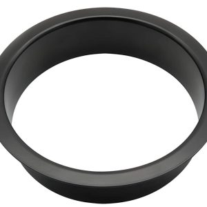 Häfele Einwurfring INOX aus Edelstahl Bohrloch Ø 146 mm für Arbeitsplatten, Schwarz matt