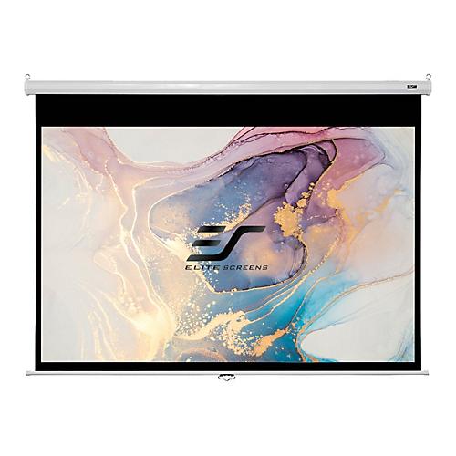 Elite Screens Manual Series M100XWH-E24 HDTV format - Leinwand - Deckenmontage möglich, geeignet für Wandmontage - 254 cm (100') - 16:9 - MaxWhite