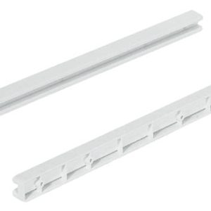 Häfele Führungsschiene für Drahtkörbe mit Gleitrand Kunststoff Gleitführung paarweise, 18 mm