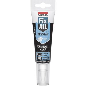Soudal Kleb- & Dichtstoff FIX ALL CRYSTAL, transparent 125 ml Soudal Kleb- & Dichtstoff FIX ALL CRYSTAL, transparent 125 ml