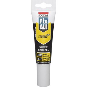 Soudal Kleb- & Dichtstoff FIX ALL TURBO, weiß 125 ml Soudal Kleb- & Dichtstoff FIX ALL TURBO, weiß 125 ml