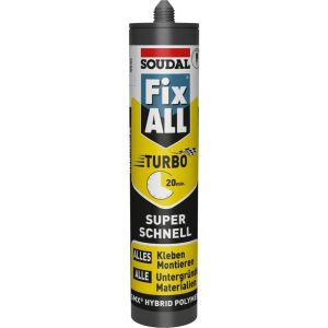 Soudal Kleb- & Dichtstoff FIX ALL TURBO, weiß 430g Soudal Kleb- & Dichtstoff FIX ALL TURBO, weiß 430g