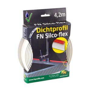 Neuhofer Dichtprofil Silco-Flex  Arbeitsplatten NH10000 Fugen Dichtung 4,2 Meter, weiß