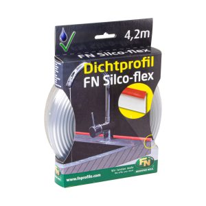 Neuhofer Dichtprofil Silco-Flex  Arbeitsplatten NH10000 Fugen Dichtung 4,2 Meter, transparent