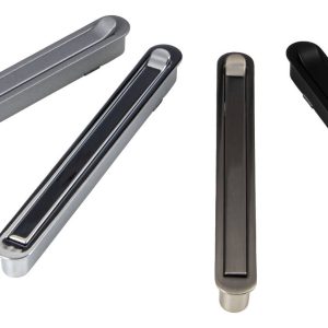 Gedotec Klapphaken MITAL aus Metall 140 mm, Schwarz matt