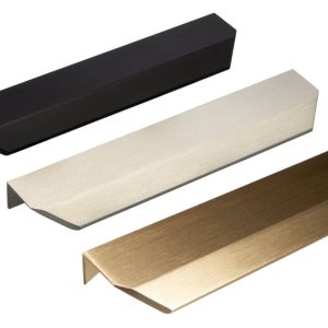 Viefe Griffleiste VANN aus Aluminium, 64 mm – schwarz matt