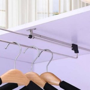 Siso Kleiderbügelhalter LILLY aus Stahl, 250 mm