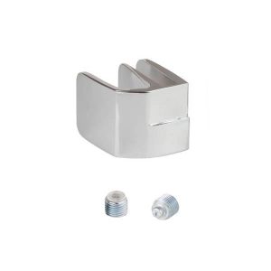 Siso Glastürgriff SQUARE für Doppeltüren, Glasstärke 4 – 6 mm, Chrom poliert