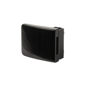 Siso Gegenstück SQUARE als Adapter für Doppeltüren, Glasstärke 4 – 5 mm, Schwarz matt