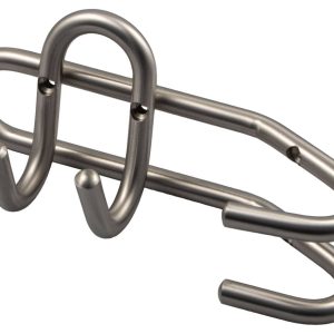 Gedotec Garderobenhaken PRIMA aus Edelstahl, Mantelhaken 87 x 51 mm