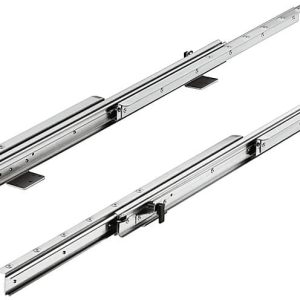 Häfele Kugelführung für 1–3 Einlageplatten für Zargen- und Kulissentische synchron, 850 / 1050 mm
