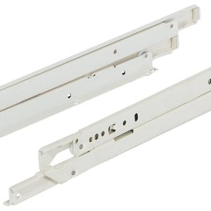 Fulterer Schubladenschienen Vollauszug FR6500 bis 50 kg Rollenführung Stahl aufliegende Montage, 250 mm / 250 mm