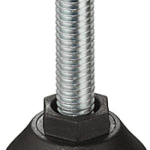 Häfele Verstellschraube H3924 Gewinde M8 und M10 starr mit Kunststoff-Fußteller, M10 x 50 mm