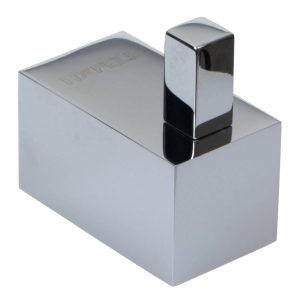 Häfele Handtuchhaken H2085 aus Messing verchromt poliert Tiefe 38 mm