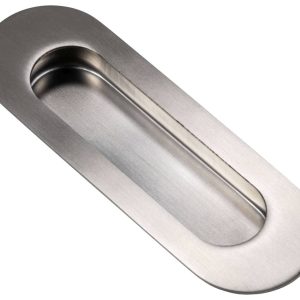 Gedotec Muschelgriff MADRID aus Edelstahl oval 120×40 mm
