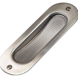Gedotec Muschelgriff GRIP oval 120×40 mm aus Edelstahl