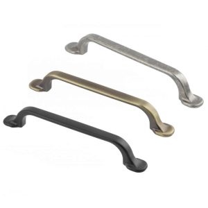 Gedotec Möbelgriff HELGA aus Metall, BA 128 mm, Silber antik