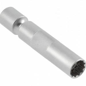 Högert Zündkerzensteckschlüssel aus Stahl 3/8 Zoll 14 mm