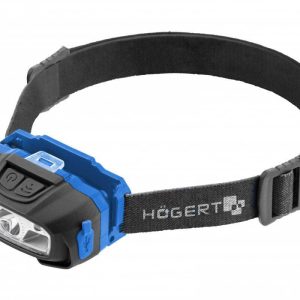 Högert LED-Stirnlampe mit Bewegungssensor, USB & 6 Modi
