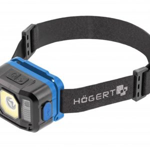 Högert LED-Stirnlampe mit Bewegungssensor, USB & 7 Modi