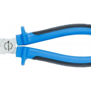 Högert Seitenschneider aus Stahl mit 2K-Griff, 180 mm