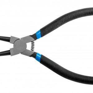 Högert Elektronikzange für Absetzringe gebogen 150 mm, außen