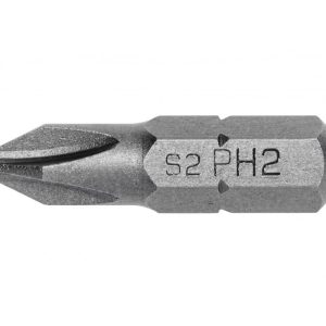 Högert Philips PH Bits 25 mm aus Stahl, PH0 – 5 Stück