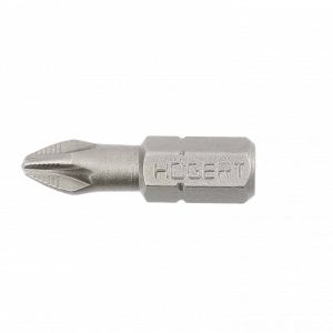 Högert Pozidriv PZ Bits 25 mm aus Stahl, PH0 -2 mm