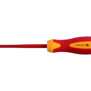 Högert Schlitz-Schraubendreher zum Arbeiten unter Spannung bis 1000V, 5,5 x 125 mm Högert Schlitz-Schraubendreher zum Arbeiten unter Spannung bis 1000V, 5,5 x 125 mm