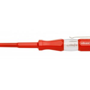 Högert Spannungsprüfer 100 – 250V 140 mm Flachklinge 3 mm mit Leuchtanzeige