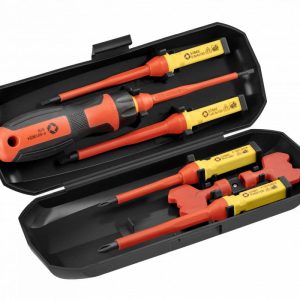 Högert Schraubendreher-Satz zum Arbeiten unter Spannung bis 1000V, 13-tlg Högert Schraubendreher-Satz zum Arbeiten unter Spannung bis 1000V, 13-tlg