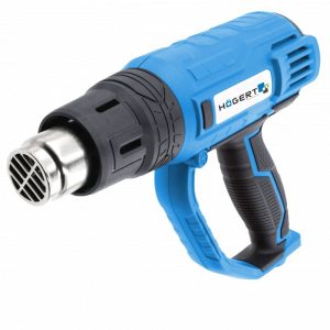 Högert Heißluftpistole mit zweistufiger Luftstrom/Temperaturregelung