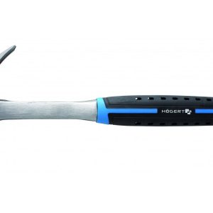 Högert Monolithischer Tischlerhammer aus Stahl mit Glasfasergriff, 450 g