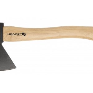 Högert Mehrzweckaxt aus Stahl mit Holzgriff, 1200 Gramm