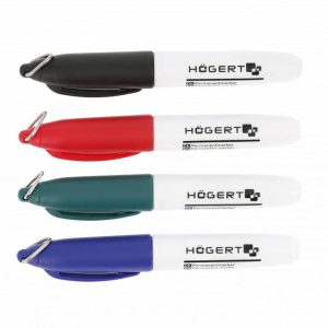 Högert Permanent-Marker-Set schnelltrocknend 4 Farben, 80 Stück
