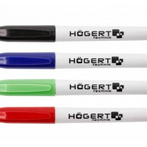 Högert Permanent-Marker-Set farbig für Holz, Stahl & Beton, 4 tlg.