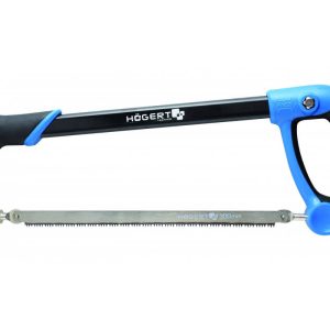 Högert Bogensäge mit 3 Wechselbättern zum Sägen von Metall & Holz 300 mm
